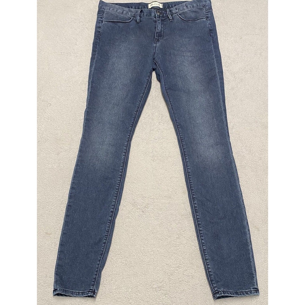 Madewell Skinny Jeans Womens Size 31 Blue Denim‎ Stretch 34x31